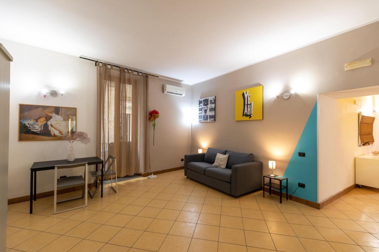 Colored House Until 7 People Above Sqplebiscito Napoli Exterior foto